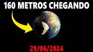 ACABA de ser DESCOBERTO Asteroide 2024 MK entra para a LISTA DE RISCO e pode chegar a 270 metros [upl. by Von60]