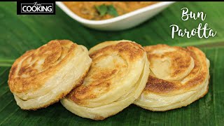 Bun Parotta  Madurai Bun Parotta Recipe  Street Food  Paratha  Soft Layered Parotta [upl. by Vanthe180]