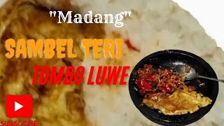 Madang Sambal teri tombo luwe 🍽️🍽️ sambalteri tkivlog tkitaiwan [upl. by Auof421]