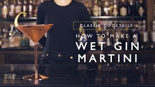 Wet Gin Martini Cocktail Recipe – The Whisky Exchange [upl. by Arabelle706]