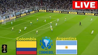 🔴LIVE Colombia vs Argentina  South American Qualifiers 2024  Match Live Today [upl. by Kendricks]