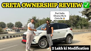 Creta Ownership And Driving Review ✅ Sirf Creta Hi Kyu Li 😱🤔 creta carreview cretalovers [upl. by Reaht]