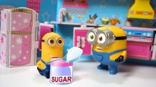 Minion Baby amp Papa Minions Johny Johny Yes Papa Nursery Song  video song for children [upl. by Jacquette]