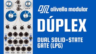 Olivella DÚPLEX  Dual solidstate LPG  Short demo [upl. by Yusuk642]