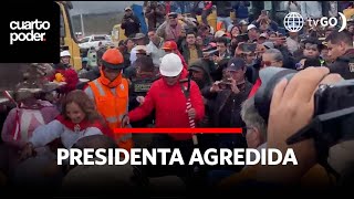 Familiares de fallecidos durante las protestas 2022 agreden a Dina Boluarte  Cuarto Poder  Perú [upl. by Hannahoj]