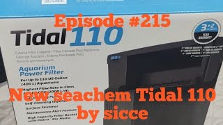 seachem Tidal 110 by sicce Installed on a 55 gallon aquarium [upl. by Llirred]