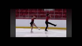 Oona amp Gage Brown Ice Dance Seniors 2024Lake PlacidSkating to Third WorldNow That We Found love [upl. by Klein]