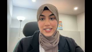 MD2028 Anglophone Class President Campaign Video  Fatima Arshad [upl. by Eelinnej]