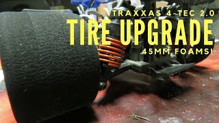 Ultimate Traxxas 4Tec 20 Tire Upgrade  Traction Issue Sorted [upl. by Naltiak]