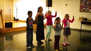 Santo Espirito enche a minha vida  crianças Elisama coreografia infantil [upl. by Aicirt]