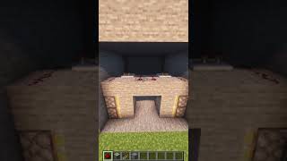 MINECRAFT SECRET DOOR 🚪minecraft shorts [upl. by Button287]