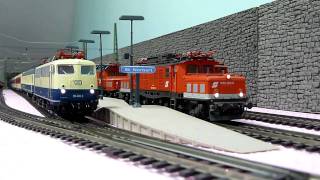 ÖBB 1020 double traction with sound amp HD [upl. by Holtorf]