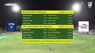 CSA T20 Challenge  Auto Investments Dragons vs WSB Western Province [upl. by Chevalier572]