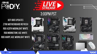 PCDIY Show 105  Refresh Z790 Motherboards ROG MAXIMUS ROG STRIX amp TUF GAMING [upl. by Midge]