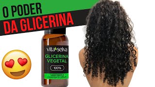 GLICERINA NO CABELO como usar e benefícios [upl. by Cleres]