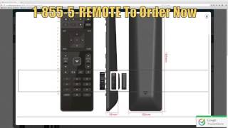 VIZIO XRT122 Smart TV Remote Control  wwwReplacementRemotescom [upl. by Elac]