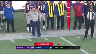 Bill Belichick and Adam Thielen Yell at Each Other [upl. by Suilenroc]