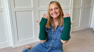 How to make wrist warmers from an old jumper [upl. by Eyram698]