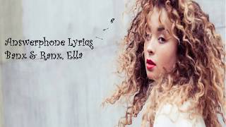 Answerphone Banx amp Ranx Ella Eyre  Lyrics [upl. by Sewell245]