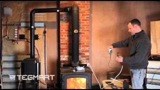 Devil Watt 45 watt Wood Burning Stove Thermoelectric Generator [upl. by Anelra]