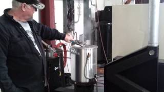 Cooking a pot roast with a Wiseway pellet stove [upl. by Ahswat]