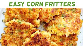 How To Make Old Fashioned Corn Fritters  Corn Fritters Recipe  Jiffy Mix [upl. by Anayad]