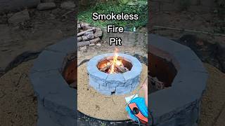 Smokeless Fire Pit Build and Works [upl. by Cortie]