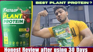 FASTampUP Plant Protein  Honest Review after using 30 Days [upl. by Eimma272]