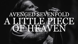 Avenged Sevenfold  A Little Piece of Heaven  Lyric Video FROM THE ARCHIVE [upl. by Henderson188]