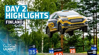 Junior WRC Day 2 Highlights  WRC Secto Rally Finland 2024 [upl. by Godfrey493]