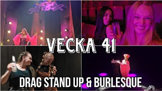 VECKA 41  Bianca del Rio stand up amp Burlesque festival  VLOGG [upl. by Artsa124]