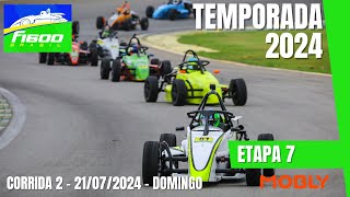 Etapa 7 2024  F1600  Corrida 2  Interlagos  AO VIVO [upl. by Adnirol]