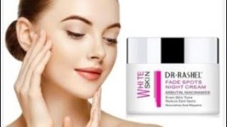 Dr rashel white skin fade spots night cream first telugu review nightcream drrashelproducts face [upl. by Eciryt]