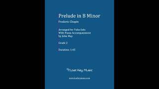 Prelude in B MinorTuba Solo [upl. by Zelten700]