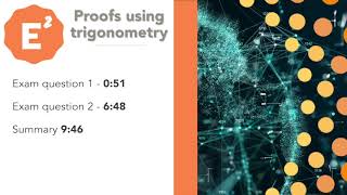 Alevel Maths Proofs using trigonometry [upl. by Eenert638]