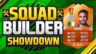 FIFA 17 SQUAD BUILDER SHOWDOWN iMOTM MAHREZ International Man Of The Match Riyad Mahrez [upl. by Ahseinad976]