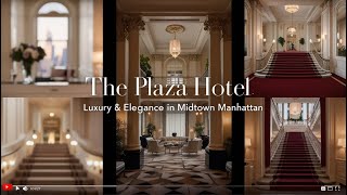 The Plaza Hotel New York food room tour Suites amp residences  Plaza hotel home alone 2 [upl. by Aletta527]