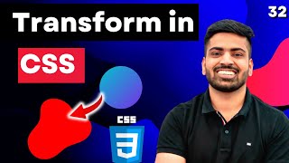 CSS Transforms  Scale Translate Skew and Rotate  Web Development Course 32 [upl. by Ana552]