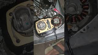 Hero bike IGNITOR Ignitor 125 head cylinder repairing ❤️ [upl. by Fai541]