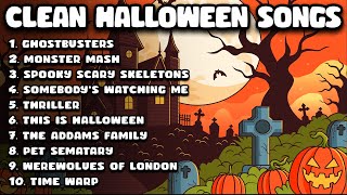 Clean Halloween Songs Playlist 🎃 Clean Halloween Music for School  Classroom [upl. by Swope]