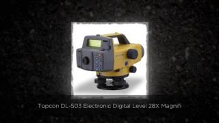 Topcon DL503 Electronic Digital Level 28X Magnification [upl. by Roselle]