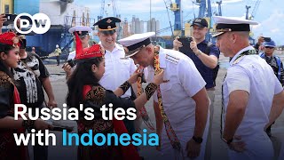 Russia Indonesia hold joint military drills What are the implications  DW News [upl. by Kcinomod]