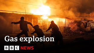 Kenya Gas explosion in Nairobi kills at least three and injures hundreds  BBC News [upl. by Rexfourd]