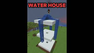 Water House minecraft gaming minecraftbuilding [upl. by Lyrradal433]