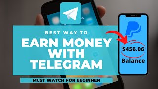 How To Earn Money Online From Telegram  With this New Method [upl. by Sundberg]