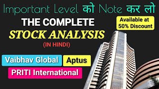 Stocks से नजर नहीं हटाना Vaibhav Global Share Latest Price Action aptus vaibhavglobal [upl. by Hjerpe]