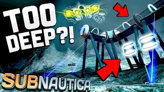 Subnautica  I CANT BELIEVE WE DID IT Deepest Place in Subnautica is OURS  Subnautica Gameplay [upl. by Hsilgne]