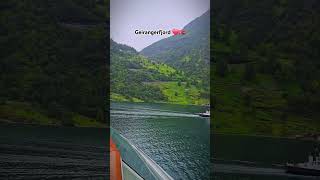 Geirangerfjord 🇳🇴❤️ norway explorenorway travel viral geiranger trending [upl. by Weld]