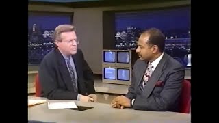 1151991 Jerry Springer Interviews Cincinnati Mayor Dwight Tillery WLWT [upl. by Cahra]