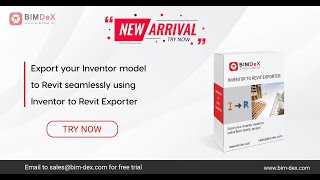 Inventor to Revit Exporter Converter Importer Plugin Addons  BIMDEX [upl. by Galatea]